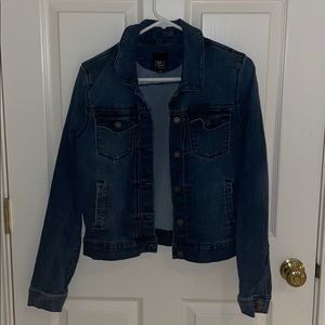 Cropped blue Jean jacket
